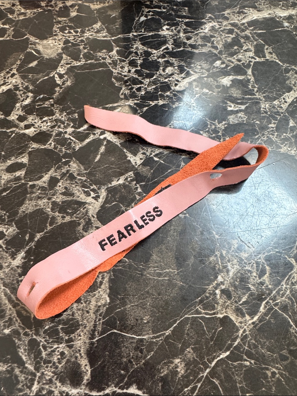 FEARLESS Taylor Swift RARE Pink Leather Wrist Wrap Bracelet